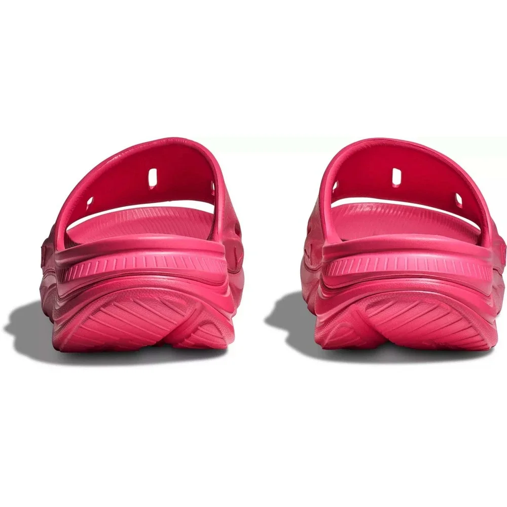 Hoka Ora Recovery Slides 3 Comfort‎ Sandals US M 14 / W 16, Raspberry, NEW